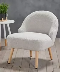 Bear Accent Chair - Grey Boucle
